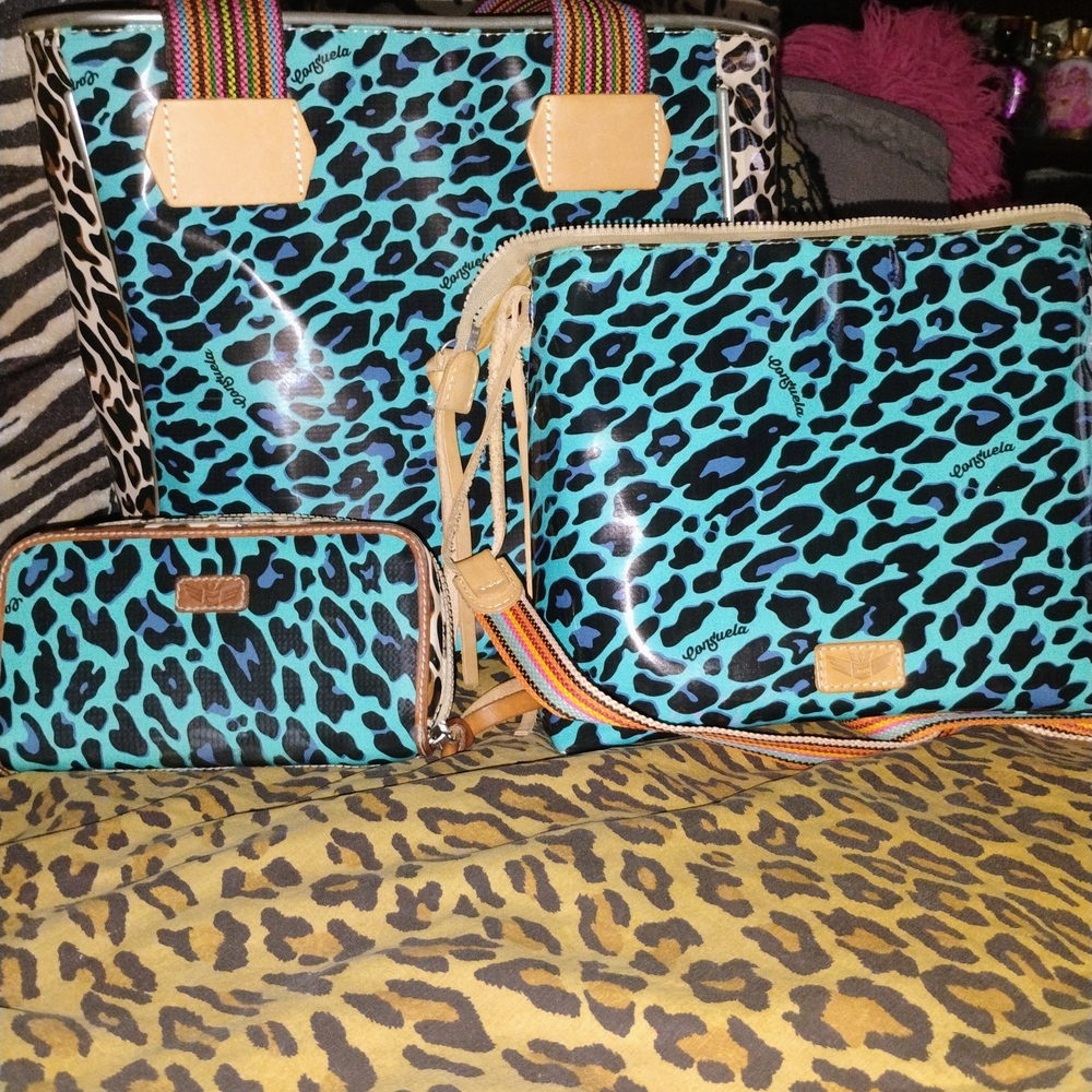 Consuela Large Tote, Downtown Crossbody And Large Wallet